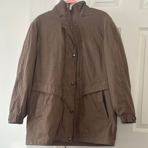 Braetan Brown Utility Jacket Lightweight Mid-Length